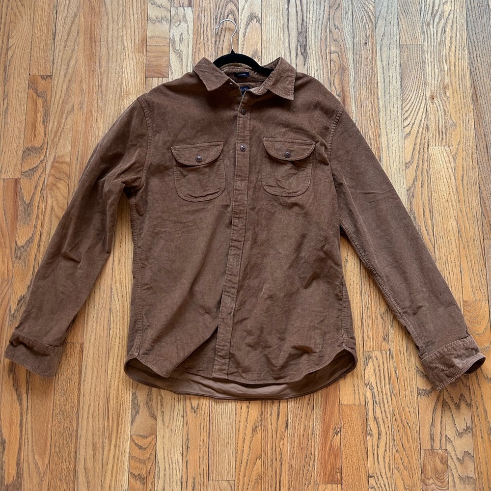 J Crew Corduroy shirt Mens Large